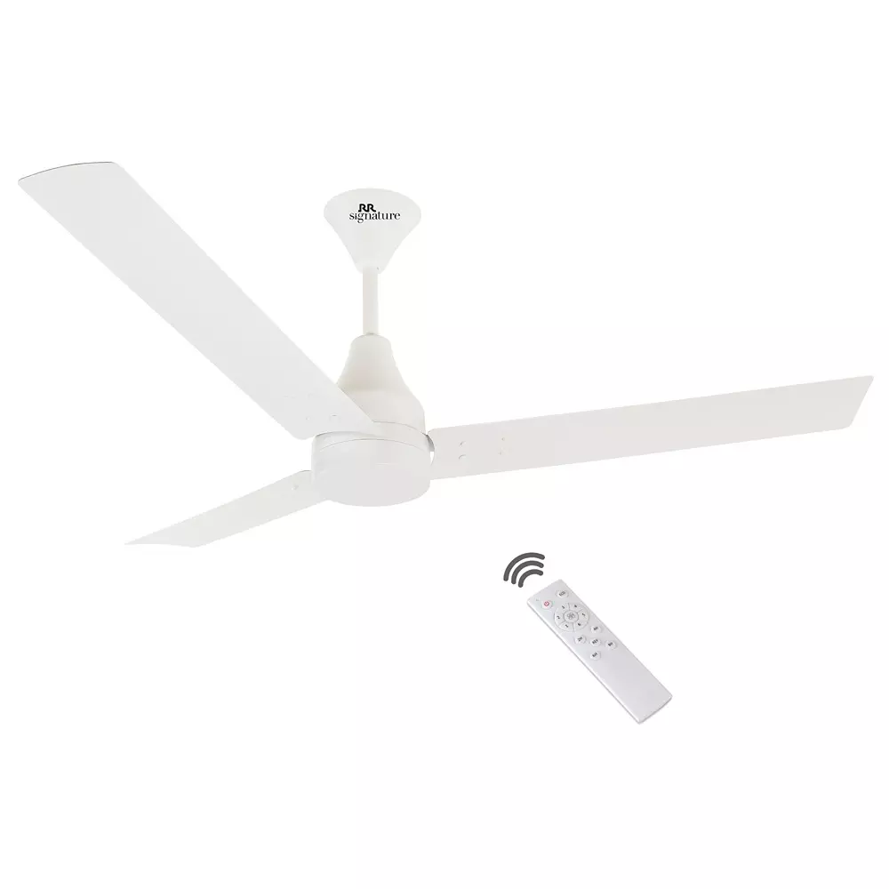 RR Signature SLIMAIR Ceiling Fan Mirage White 1200 mm Sweep 350 RPM