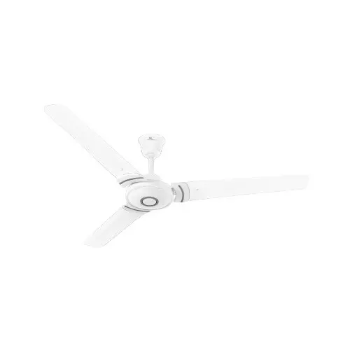 RR Signature CRATER DECO Ceiling Fan Mirage White 1200 mm Sweep 380 RPM
