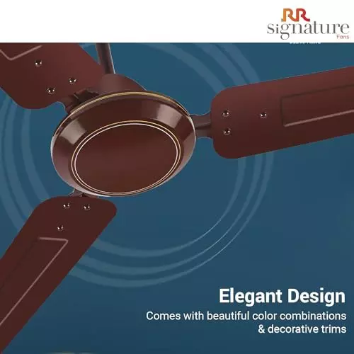 RR Signature JOSH Ceiling Fan Brown 1200 mm Sweep 390 RPM