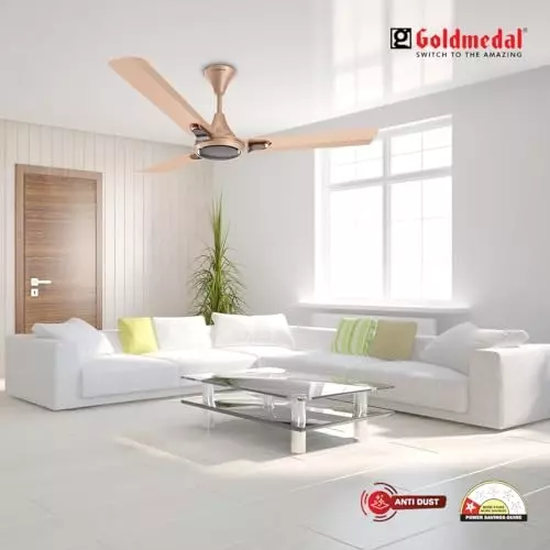 Goldmedal Senora Ceiling Fan Midas Gold 1200 mm, SCFP300948MQMGO