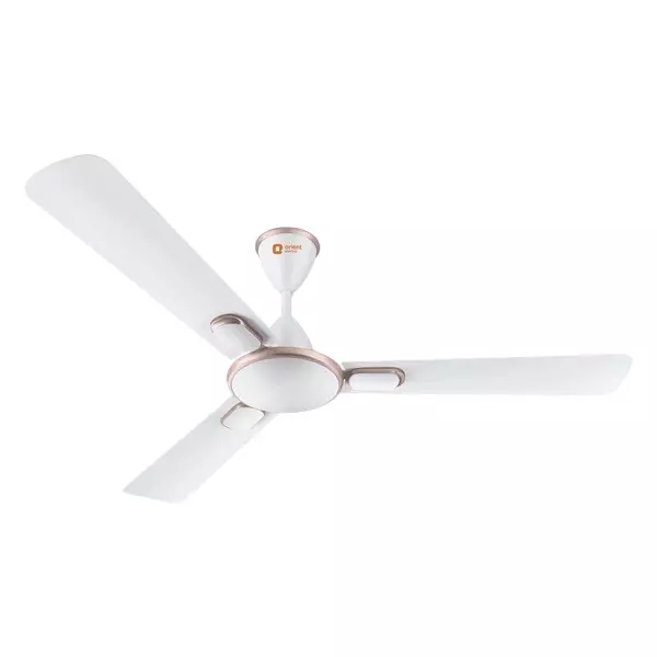 Orient Deco Blanco Ceiling Fan Caramel White 1200 mm 55 W 3 Blades 370 RPM