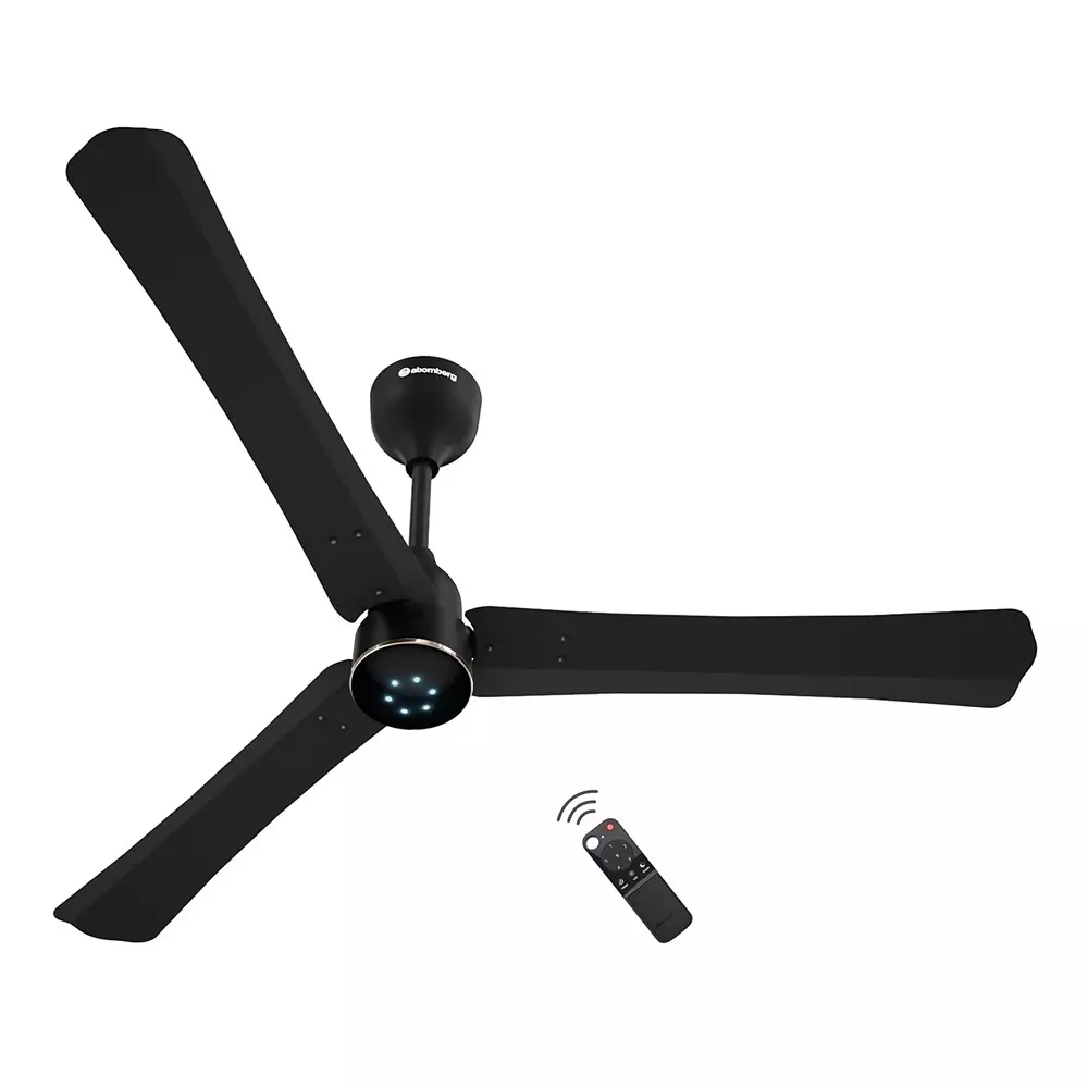 Atomberg Renesa Halo (All Smart) Midnight Black 600 mm Ceiling Fan With Remote Control