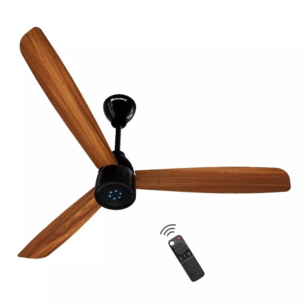 Atomberg Renesa Prime Wooden (Honey Maplewood) 1200 mm Ceiling Fan With Remote Control