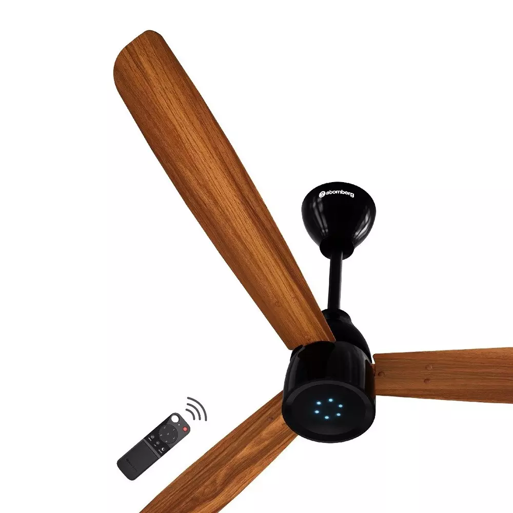 Atomberg Renesa Prime Wooden (Honey Maplewood) 1200 mm Ceiling Fan With Remote Control