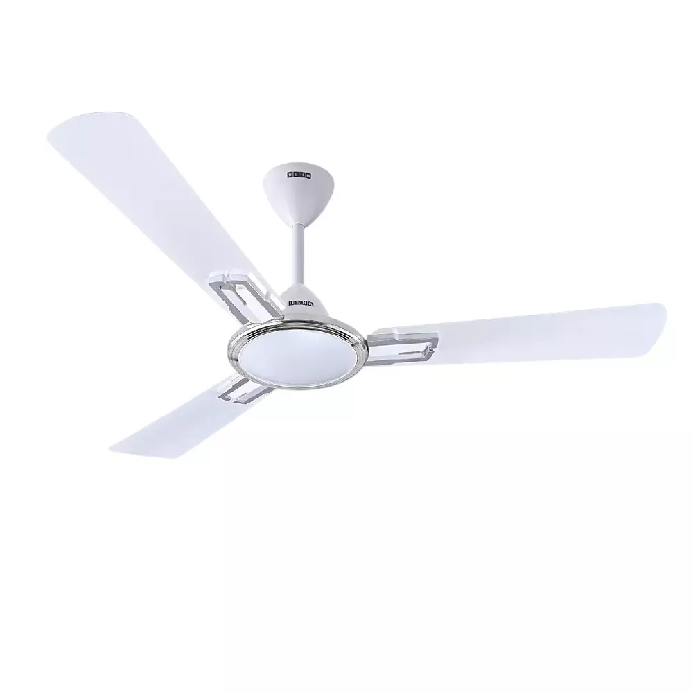 Usha STRIKER MILL 1ST 1200 mm Ceiling Fan 380 RPM 3 Blade Pearl White, STRIKERM