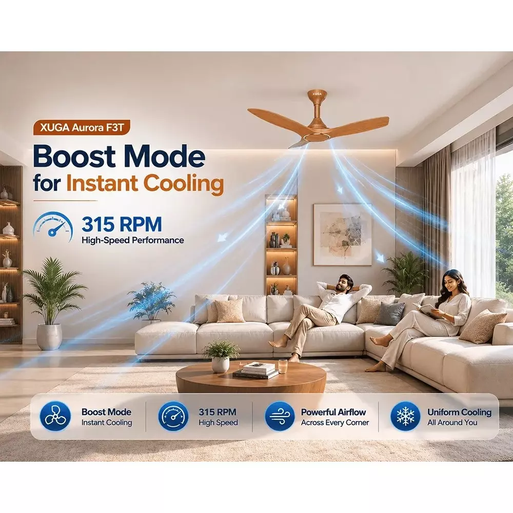 xuga-ceiling-fan-340-cmm-air-flow-bldc-motor-3-blades-315-rpm-1200-mm-sweep-size-5-star-rating-teakwood-color-aurora-f3t
