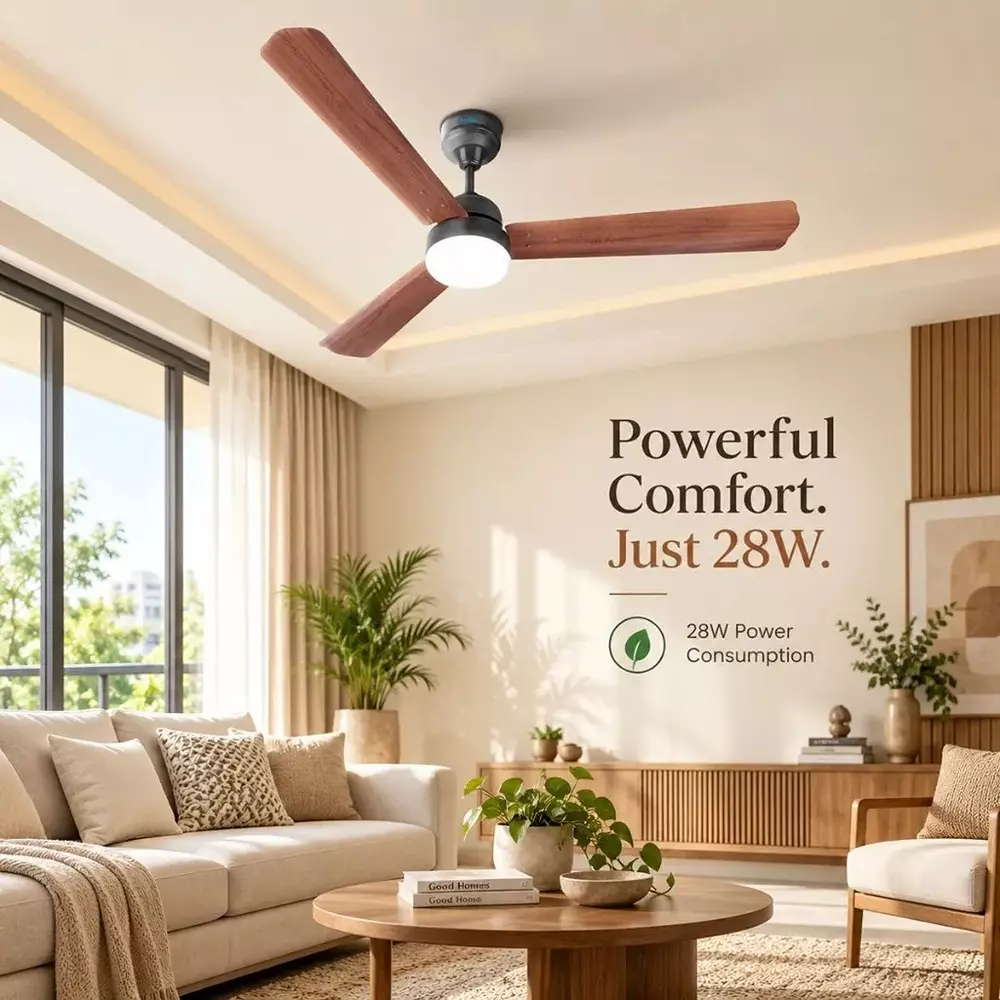 xuga-ceiling-fan-220-cmm-air-flow-bldc-motor-3-blades-380-rpm-1200-mm-sweep-size-5-star-rating-oakwood-color-celeste-f2p