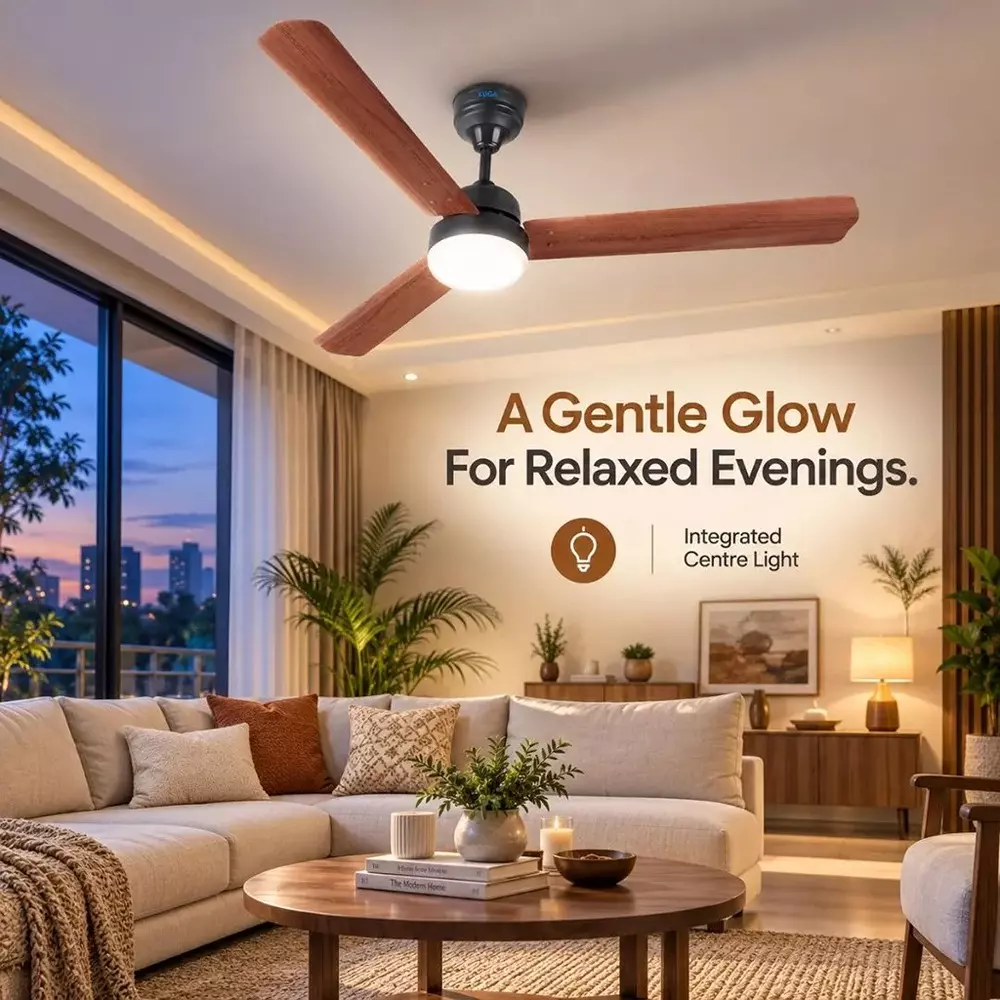 xuga-ceiling-fan-220-cmm-air-flow-bldc-motor-3-blades-380-rpm-1200-mm-sweep-size-5-star-rating-oakwood-color-celeste-f2p