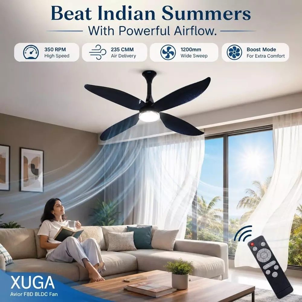 xuga-ceiling-fan-235-cmm-air-flow-bldc-motor-4-blades-350-rpm-1200-mm-sweep-size-black-color-avior-f8d