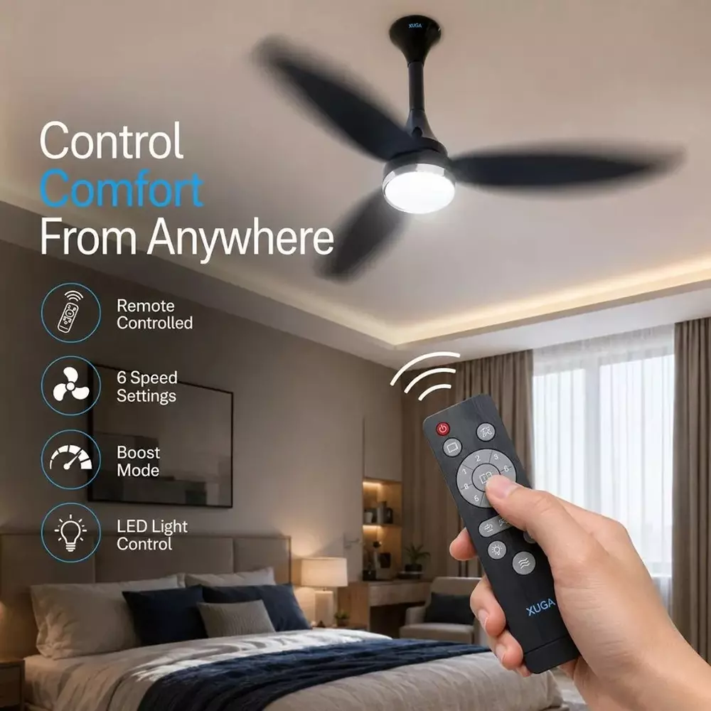 xuga-ceiling-fan-235-cmm-air-flow-bldc-motor-3-blades-370-rpm-1200-mm-sweep-size-black-color-ziora-f9d