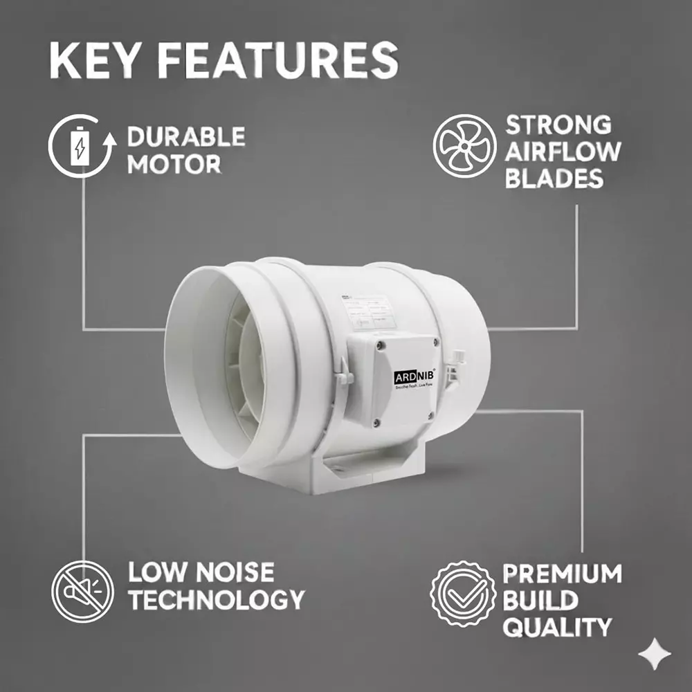 ardnib-inline-exhaust-fan-8-blades-2-speed-130-w-power-consumption-white-for-chimney-ard-8-inch-inline-fan