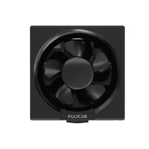 Polycab Exhaust Fan Freshner Neo 150 mm Sweep Size Black High Speed