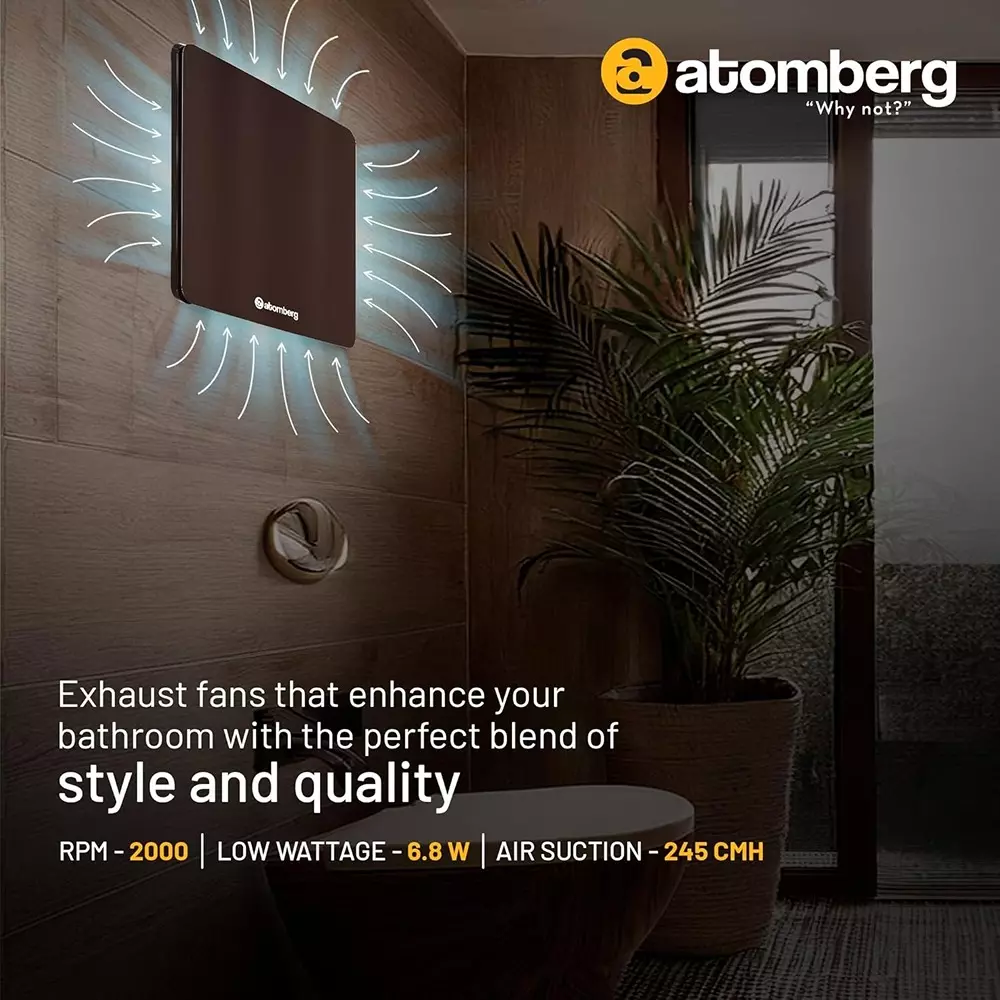Atomberg Studio Gloss Brown 150 mm Exhaust Fan