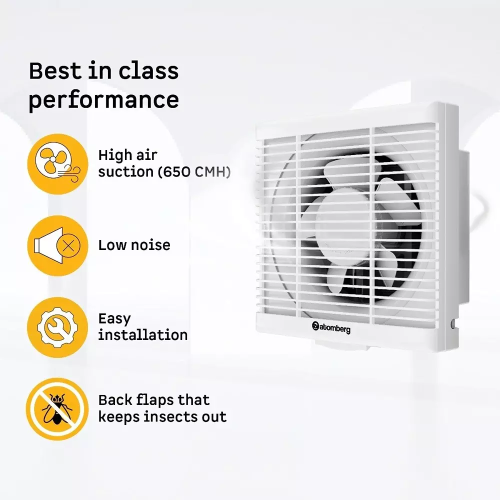 Atomberg Efficio Gloss White 200 mm Exhaust Fan