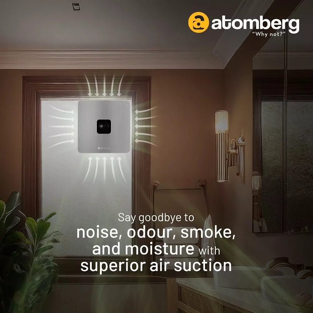 Atomberg Studio+ Brushed Steel 150 mm Exhaust Fan