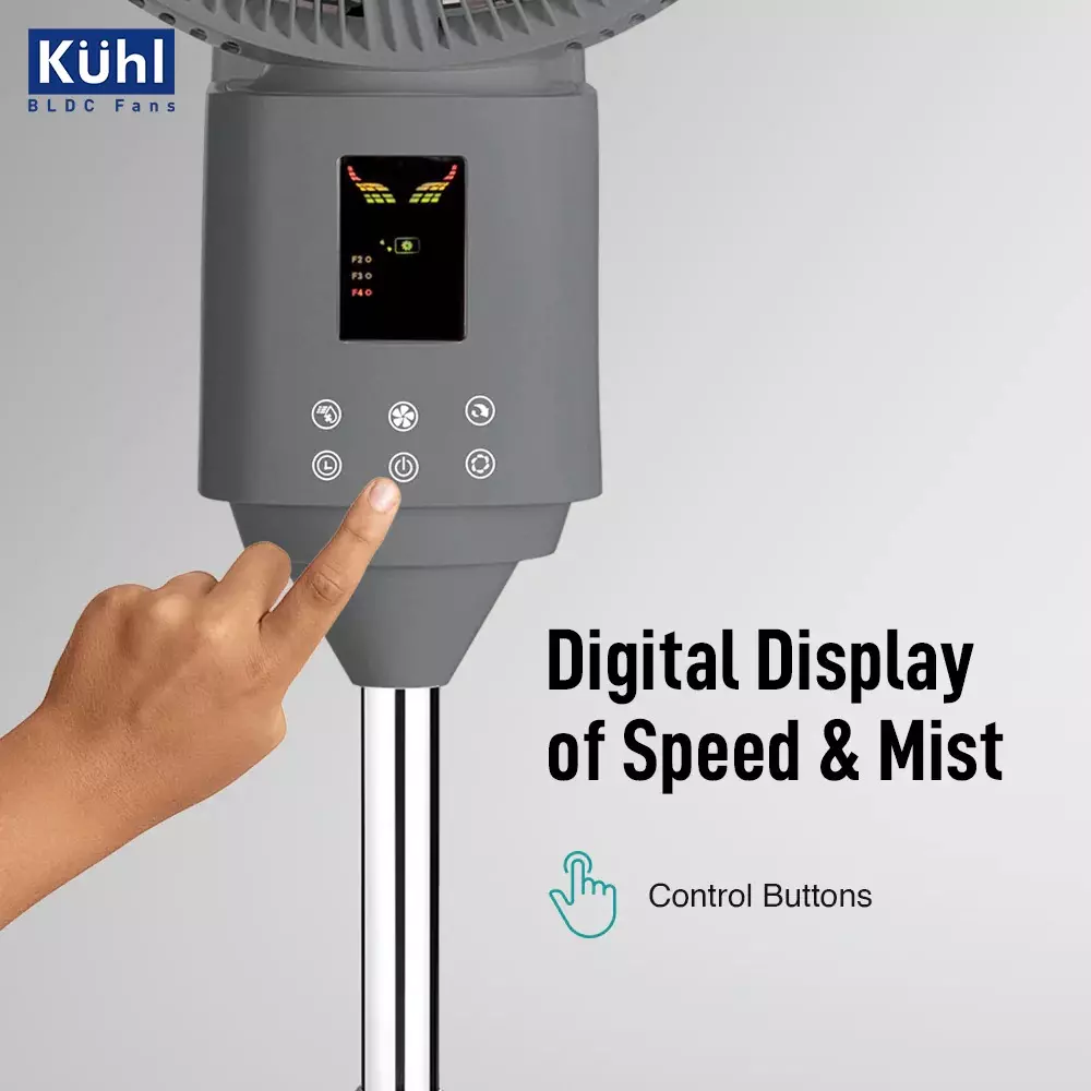 kuhl-exzel-h1-pedestal-fan-with-mist-humidifier-400-mm-sweep-size-and-1200-rpm-speed-in-grey-color