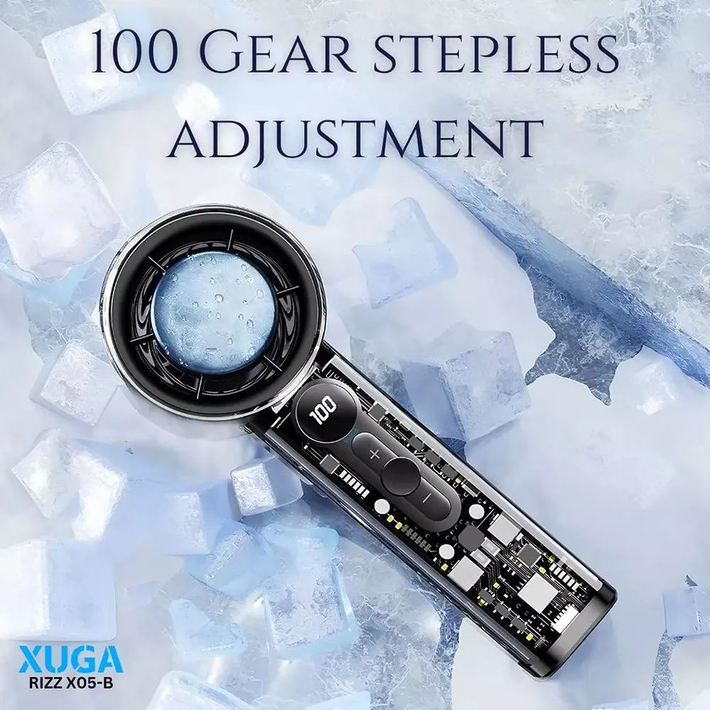 xuga-handheld-air-cooling-fan-6000-mah-battery-capacity-37-w-power-6-blades-rizz-x05-b