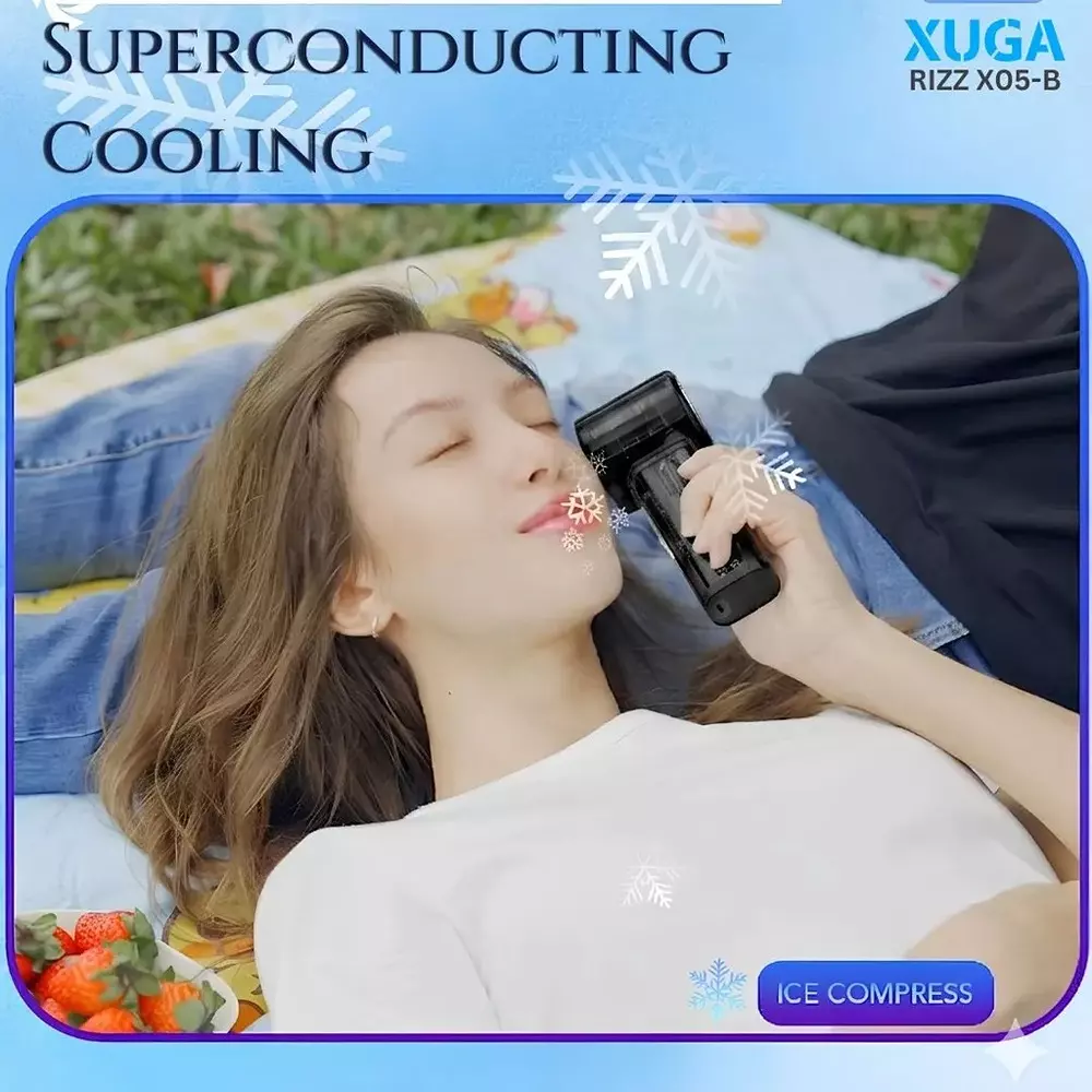 xuga-handheld-air-cooling-fan-6000-mah-battery-capacity-37-w-power-6-blades-rizz-x05-b
