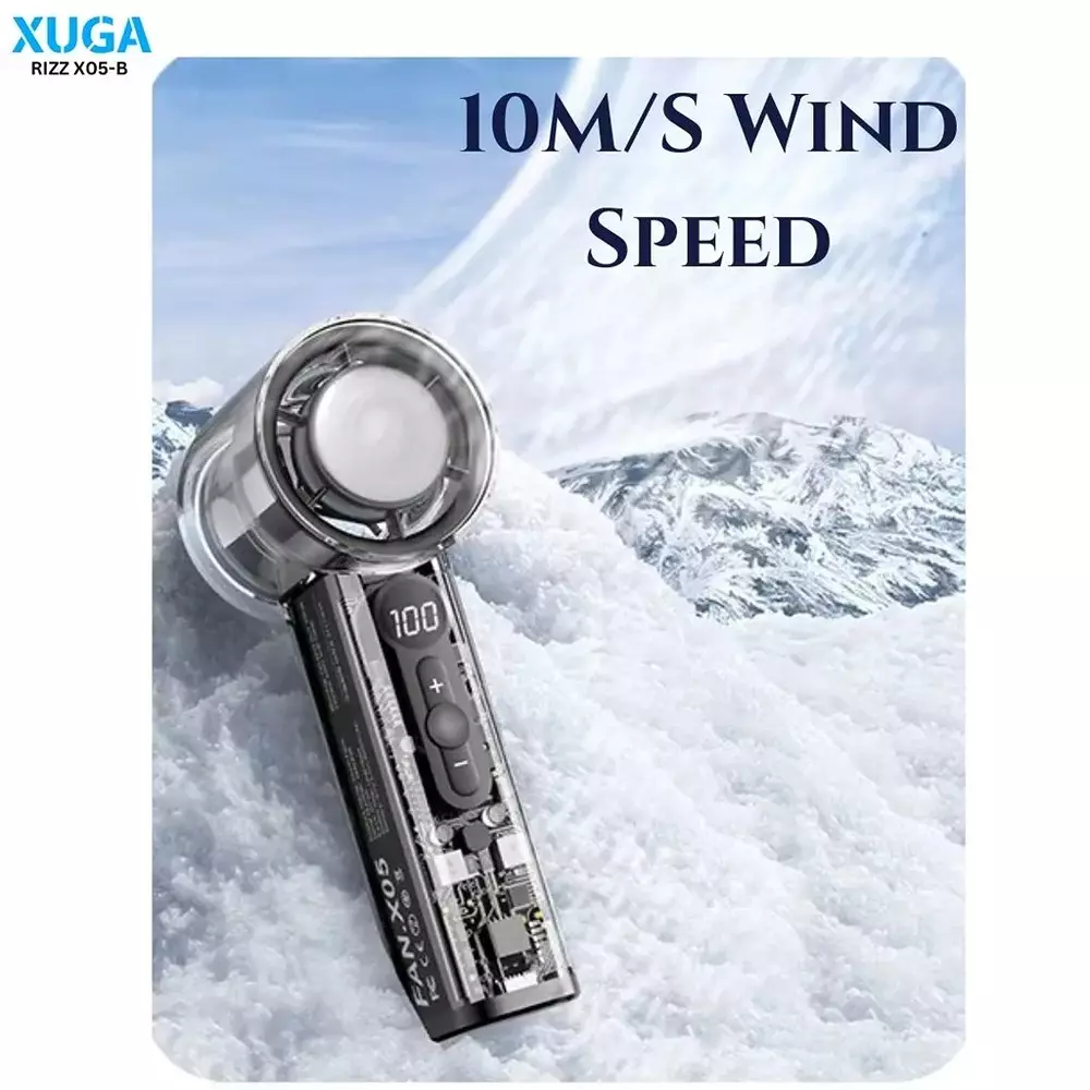 xuga-handheld-air-cooling-fan-6000-mah-battery-capacity-37-w-power-6-blades-rizz-x05-b