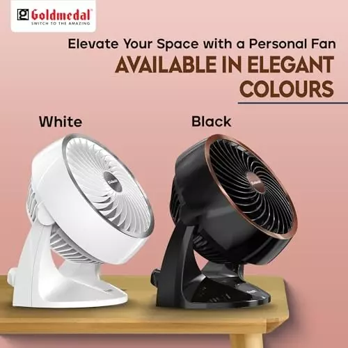 Goldmedal I-Fresh Personal Fan White 230 mm, PCS650409DMNWH