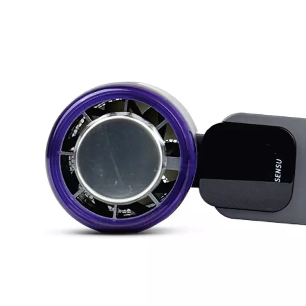 Kenko Homu SENSU Hand Fan 5 W Power Button Control 5000 mAh Battery Capacity Grey BLDC Motor, KH-03G