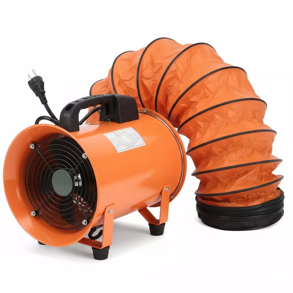 Astberg Portable Blower Fan with Duct Pipe 3200 m³h, 280 PA, 65 dB, ASHT300