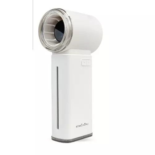 Kenko Homu MISTER Hand Fan 5 W Power Button Control 5000 mAh Battery Capacity White BLDC Motor, KH-04W