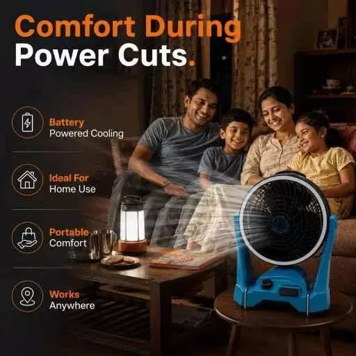 xuga-portable-air-cooling-fan-6-m3min-air-flow-2000-mah-battery-capacity-brushless-motor-10-w-power-21-v-battery-voltage-beast