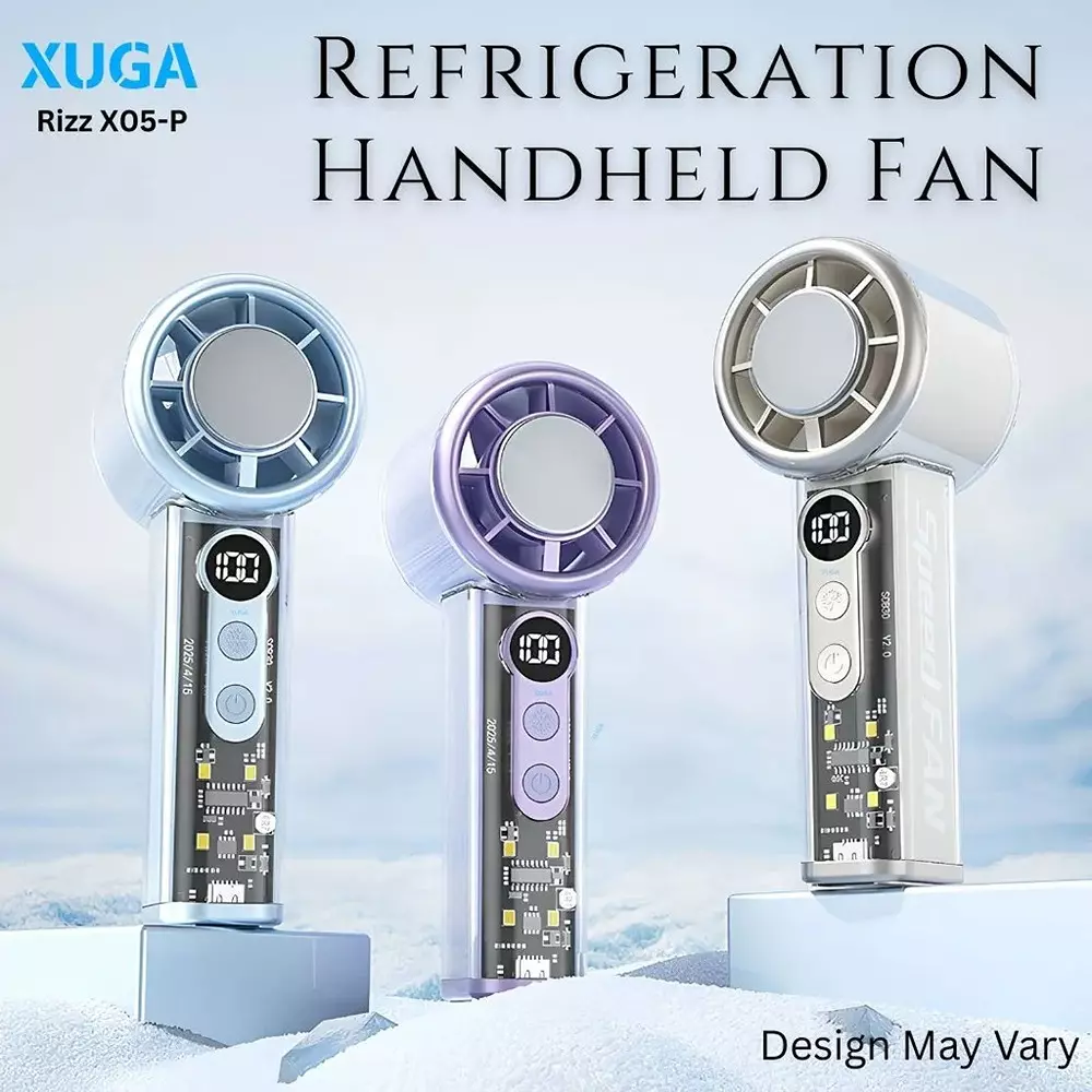 xuga-handheld-air-cooling-fan-6000-mah-battery-capacity-37-w-power-purple-color-rizz-x05-p