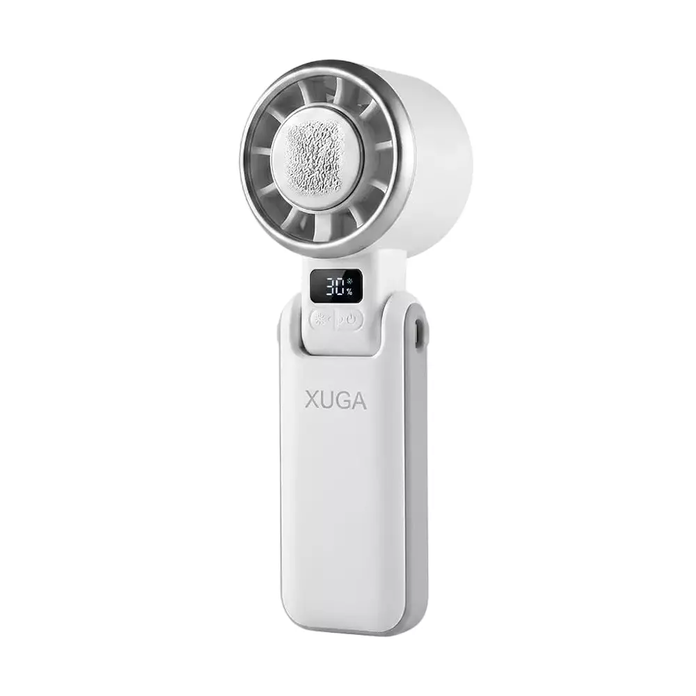 XUGA Handheld Air Cooling Fan 4000 mAh Battery Capacity Brushless Motor 10.5 W Power 5 Speeds, Yolo-W