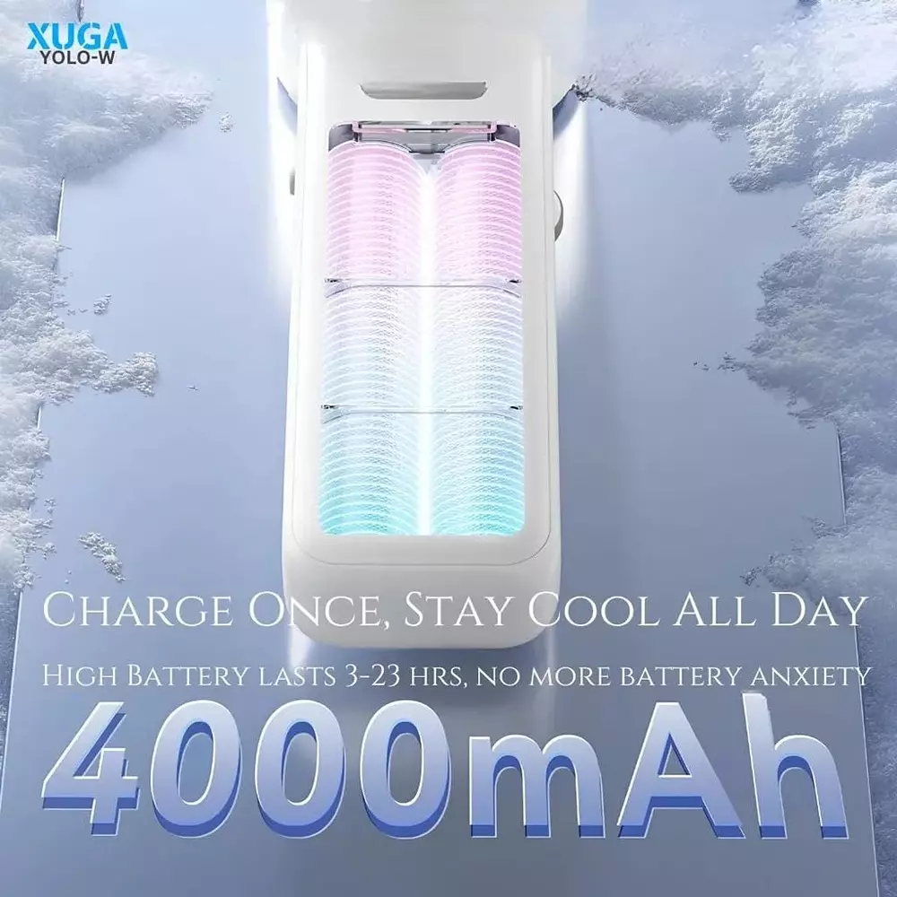xuga-handheld-air-cooling-fan-4000-mah-battery-capacity-brushless-motor-105-w-power-5-speeds-yolo-w