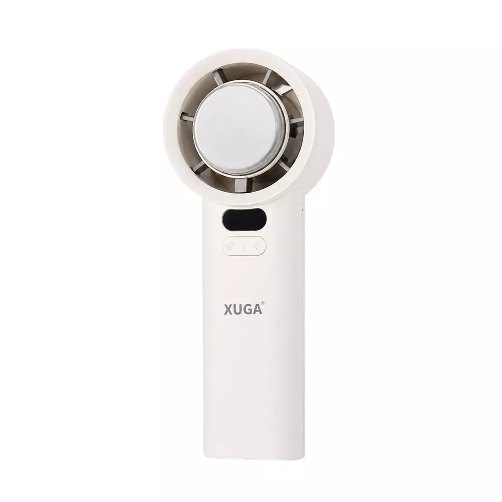 XUGA Handheld Air Cooling Fan 5600 mAh Battery Capacity 9 W Power White Color, BAE