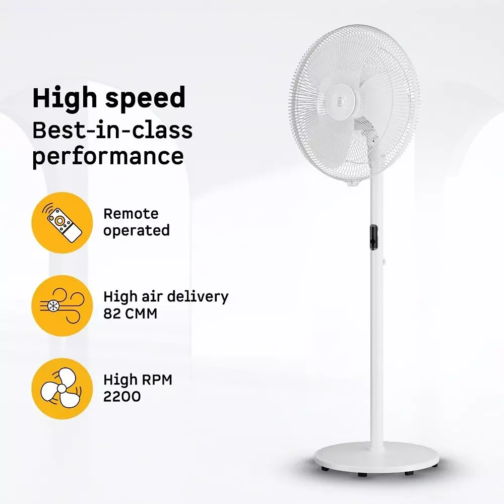 Atomberg Izar Hi-Speed Snow White 400 mm Pedestal Fan