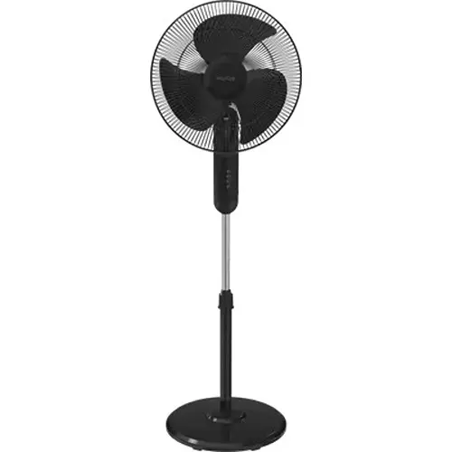 Polycab Pedestal Fan Aery 400 mm Sweep Size Black High Speed