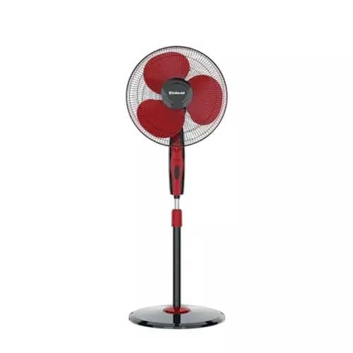 Goldmedal Dyno Pedestal Fan Red Black 400 mm, PFS400716DMRBA