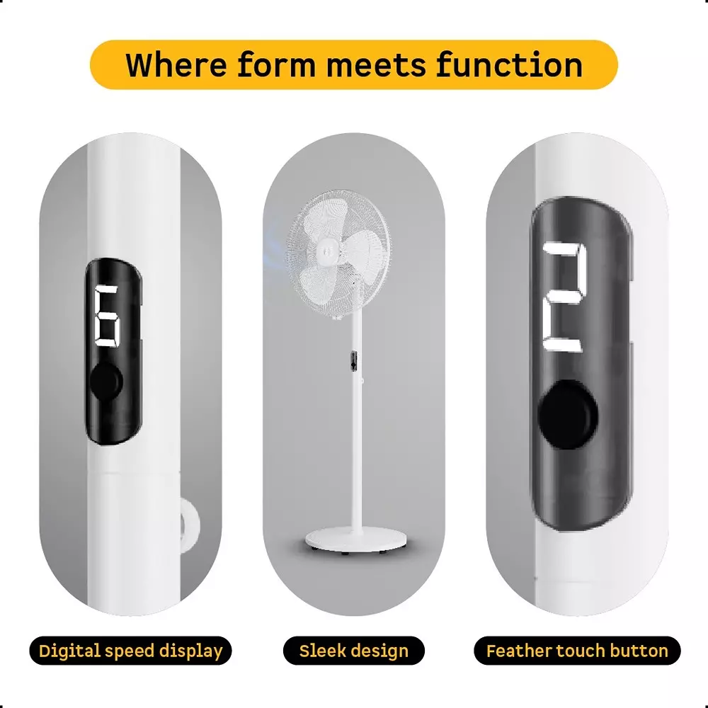 Atomberg Renesa Snow White 400 mm Pedestal Fan