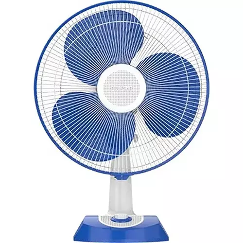 Polycab Table Fan Aery 400 mm Sweep Size Blue Normal Speed