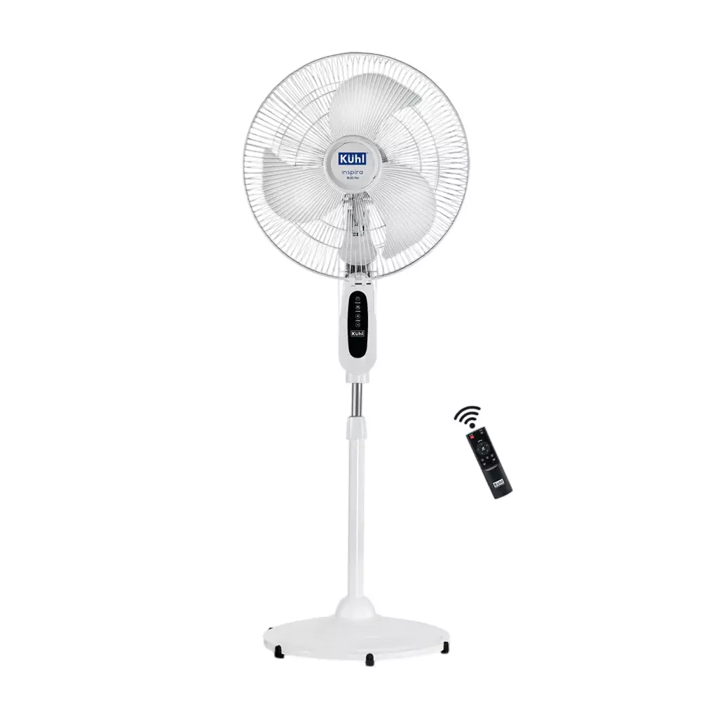 Kuhl BLDC Pedestal Fan with Remote Touch Screen Control Panel with Digital Display 18 inch (450 mm) Sweep Size
