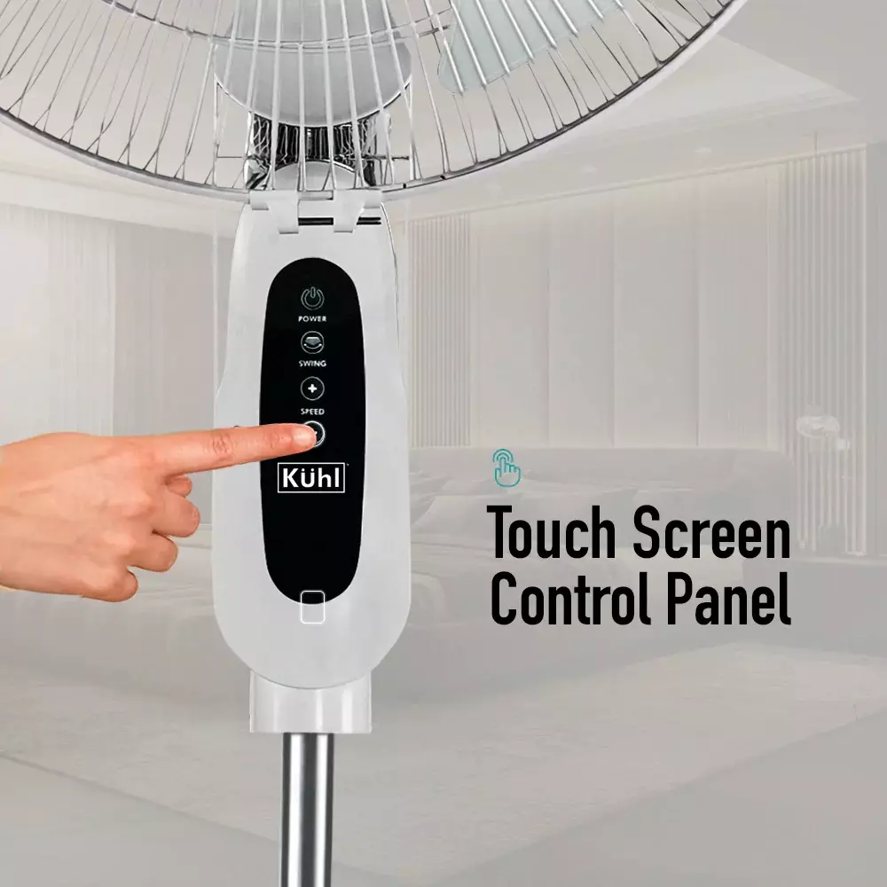 kuhl-bldc-pedestal-fan-with-remote-touch-screen-control-panel-with-digital-display-18-inch-450-mm-sweep-60-w