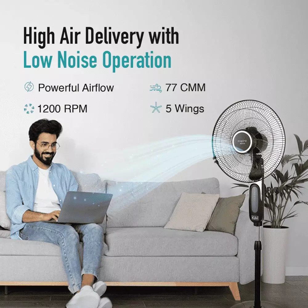 kuhl-bldc-pedestal-fan-with-remote-touch-screen-control-panel-with-digital-display-16-inch-400-mm-sweep-28-w