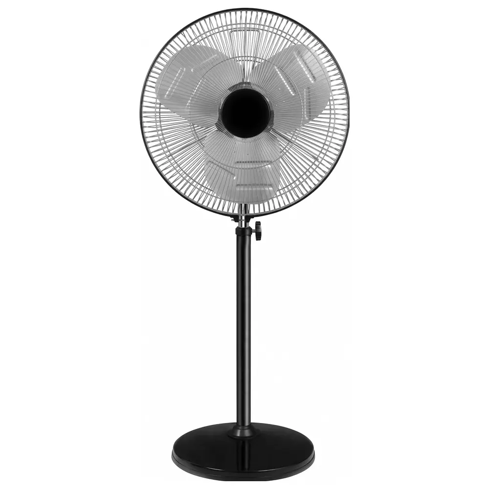 HPL Pedestal Farrata Fan 16 Inch (40.64 cm) Size 400 mm Sweep Size 95 W Power Black & Silver, Doraddo (HPLSFDOHSBLK16)