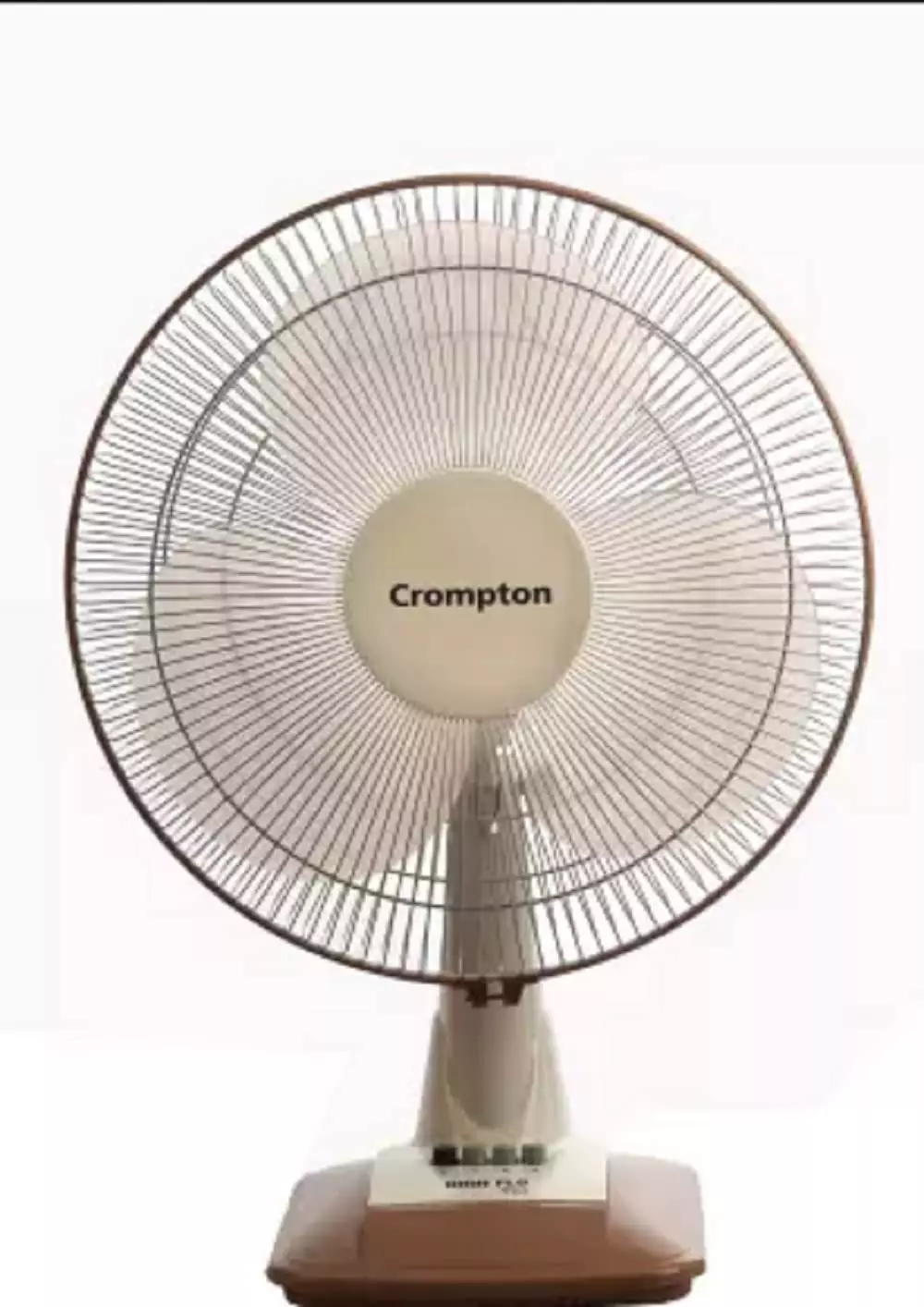 Crompton High Flo Neo 3 Blade Table Fan 400 mm (16 inch) Sweep Size Coffee Brown Color