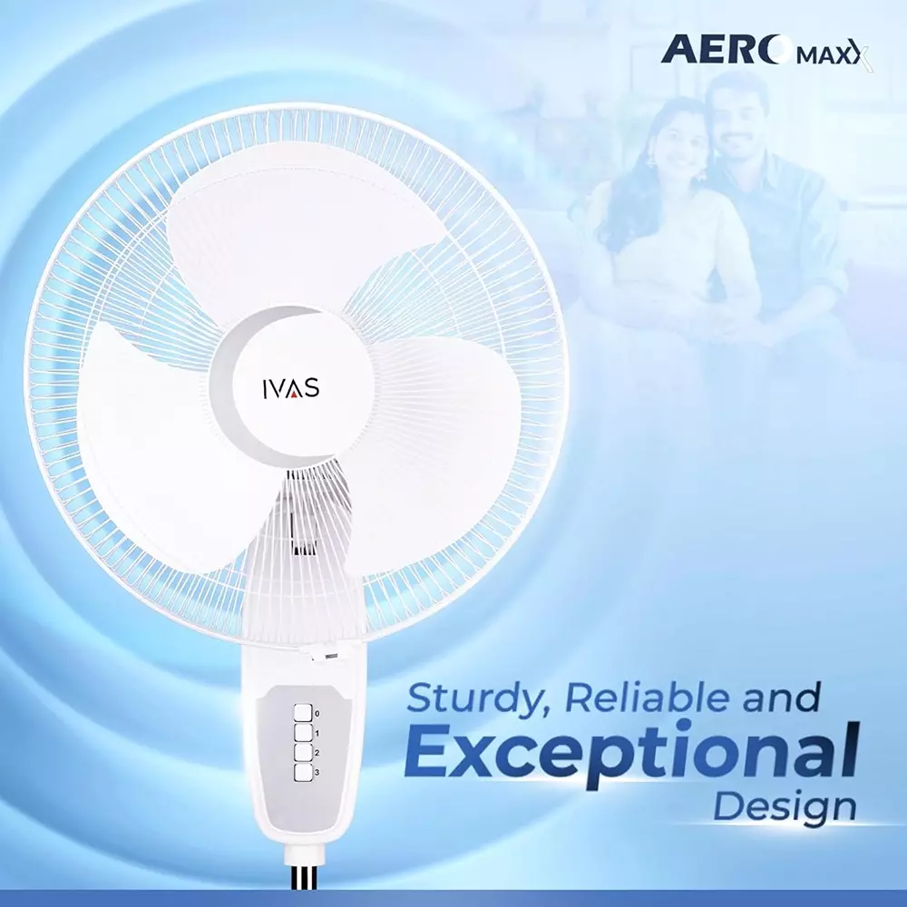 ivas-aeromaxx-3-blades-pedestal-fan-115-w-power-consumption-400-mm-sweep-size-corded-electric-white-for-room-home-use