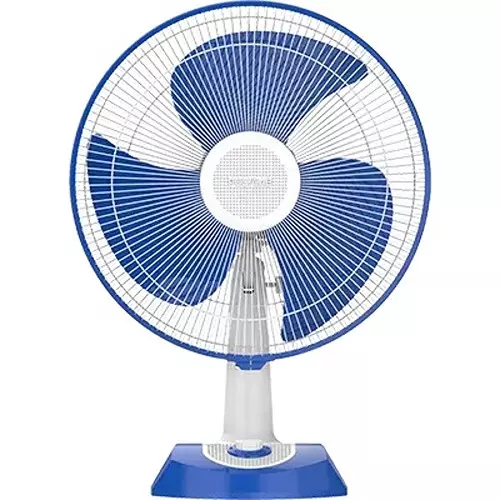 Polycab Table Fan Aery 400 mm Sweep Size Blue High Speed