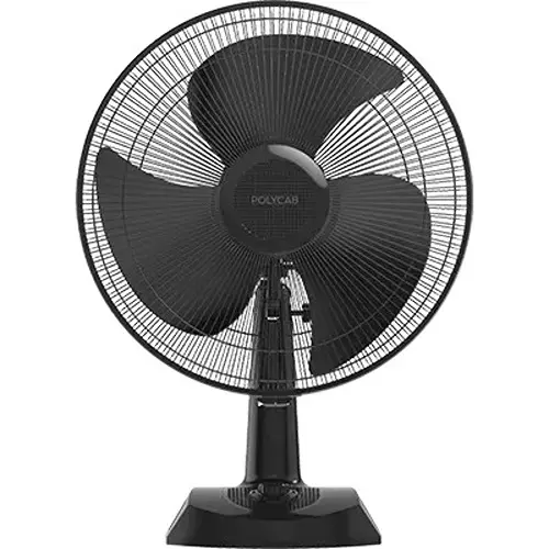 Polycab Table Fan Aery 400 mm Sweep Size Black High Speed