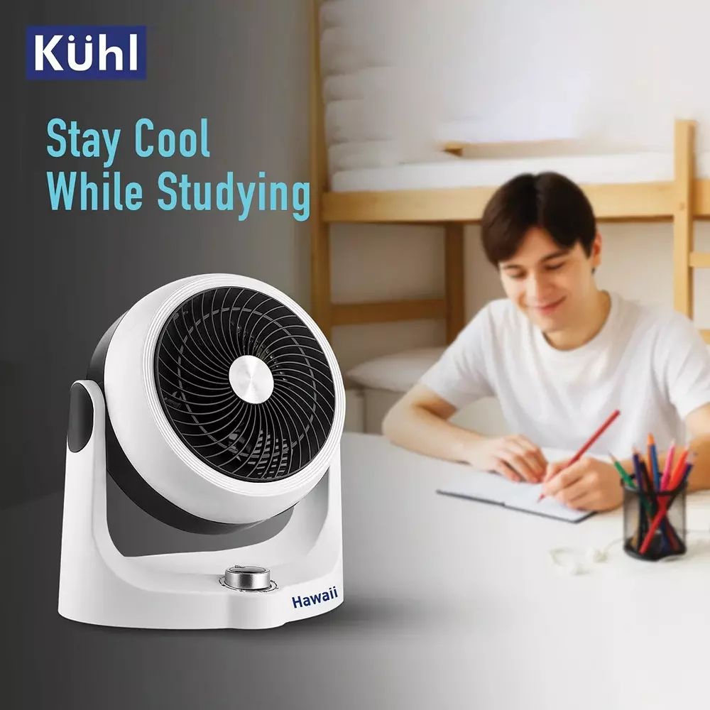 kuhl-hawaii-desktop-swing-fan-3-speed-control-knob-165-mm-35-w