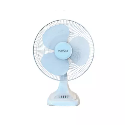 Polycab Table Fan Aery Plus 400 mm Sweep Size White High Speed
