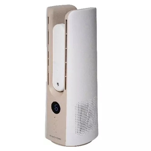 Kenko Homu KAIZEN Bladeless Table Fan 10 W Power Button Control 5000 mAh Battery Capacity Ivory White BLDC Motor, KH-14C