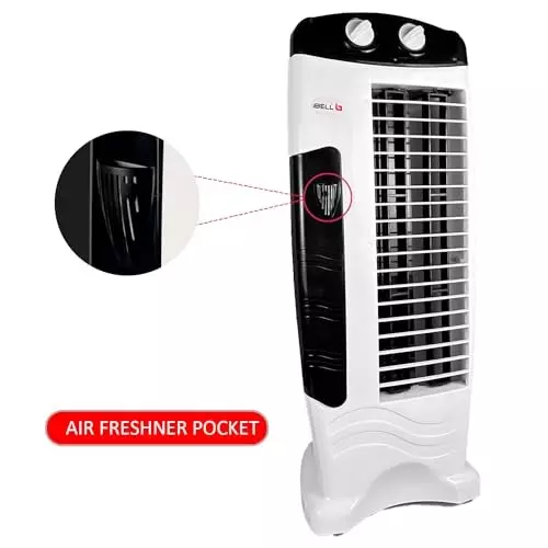 IBELL Tower Fan 140 W Power 2250 m³/hr Air Delivery 3 Speed Control Plastic White