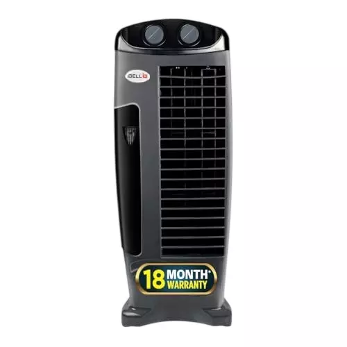 IBELL DELUXE Tower Fan 140 W Power 2250 m³/hr Air Delivery 3 Speed Control Plastic Grey